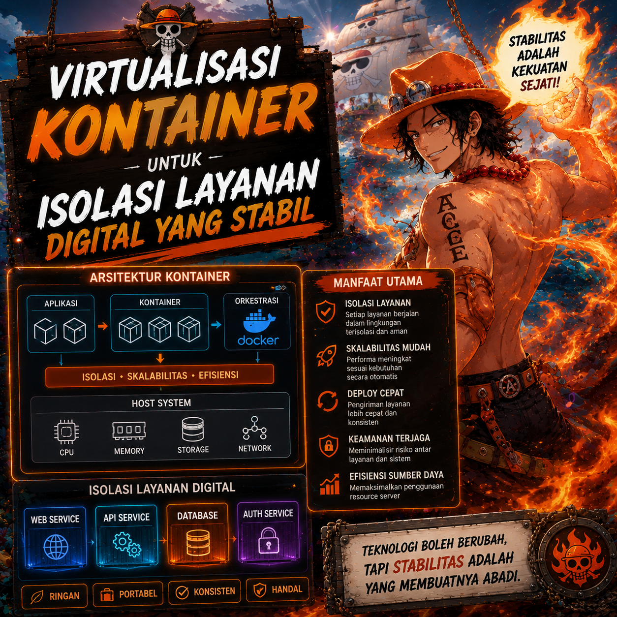 JIN33 | Virtualisasi Kontainer untuk Isolasi Layanan Digital yang Stabil image 1